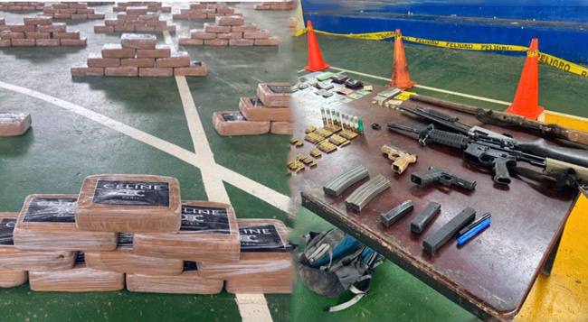 Fuerzas Armadas incautan 1.216 bloques de cocaína en San Lorenzo