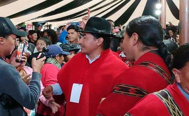 Leonidas Iza es el nuevo presidente de la Ecuarunari