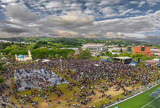Loja celebra su carnaval en el Jipiro Fest