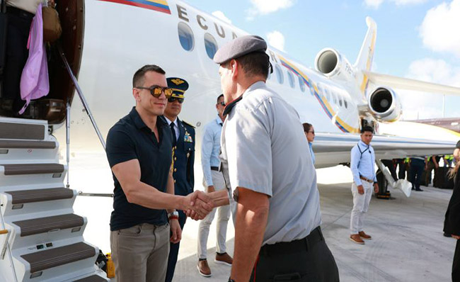 Daniel Noboa participa en cita regional “Escudo de las Américas”
