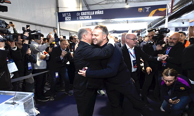 El Barça ya se mueve para renovar a Flick
