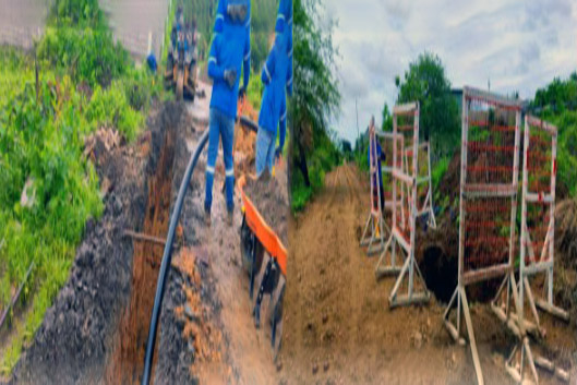 En Posorja nueva red de agua potable transforma el barrio Voluntad de María