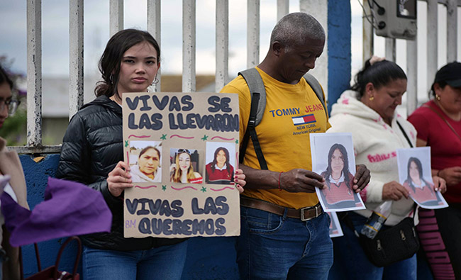 Familiares y colectivos denuncian más desapariciones de mujeres en Imbabura