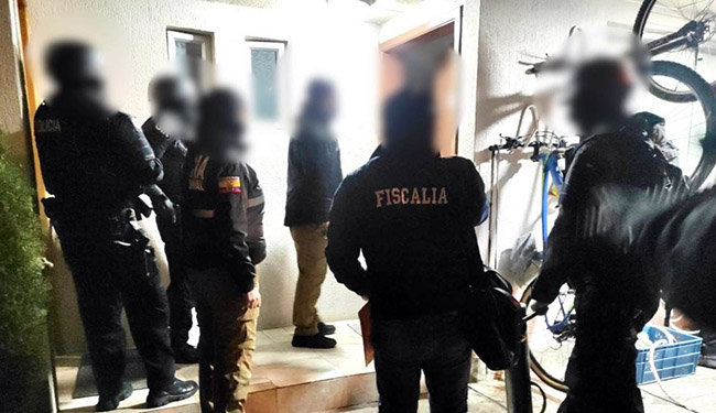 Fiscalía ejecuta allanamientos por presunto lavado de activos