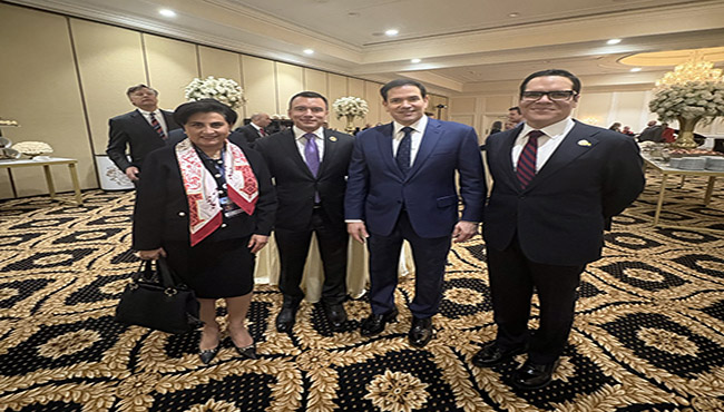 José Julio Neira se reunió con Marco Rubio en EE. UU.