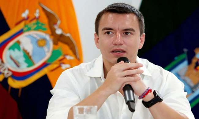 Noboa cuestiona a los GAD por uso de recursos en la militancia