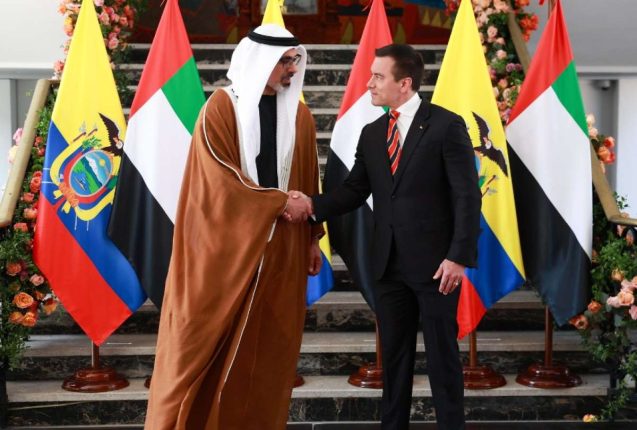 Noboa y emiratos fortalecen agenda comercial bilateral