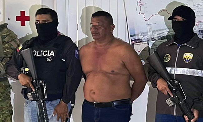 Policía captura a alias Pepe, jefe de sicarios de Los Choneros