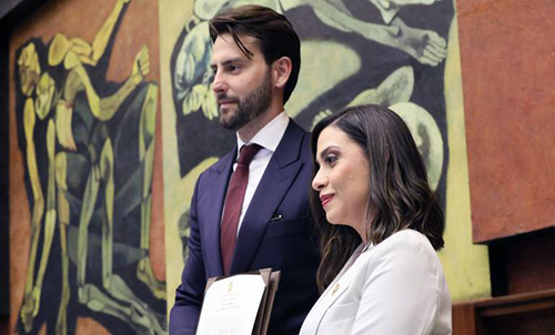 Asamblea posesionó a Mercedes Caicedo como presidenta de la Judicatura