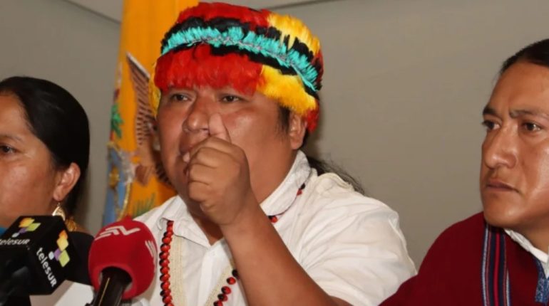 Conaie descarta apoyar revocatoria contra presidente Noboa