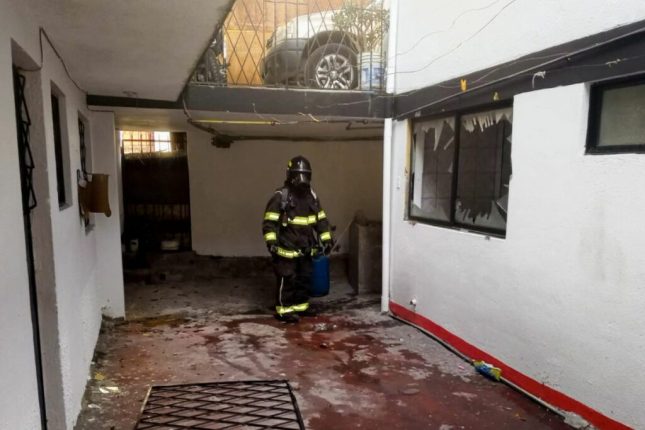 Explosión por fuga de gas deja dos heridos graves