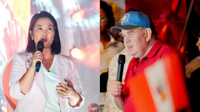 Fujimori pide calma; López Aliaga cuestiona resultados electorales
