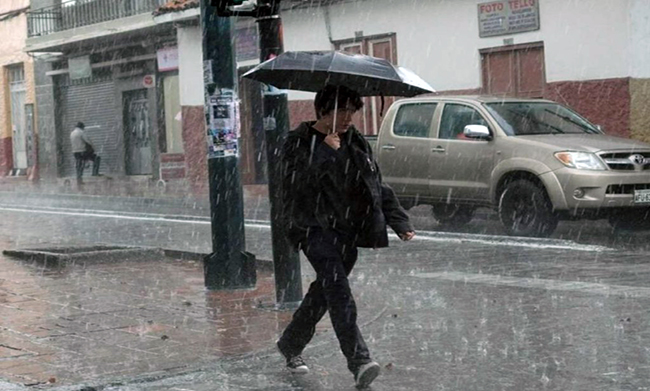 INAMHI alerta de lluvias y tormentas hasta el 21 de abril