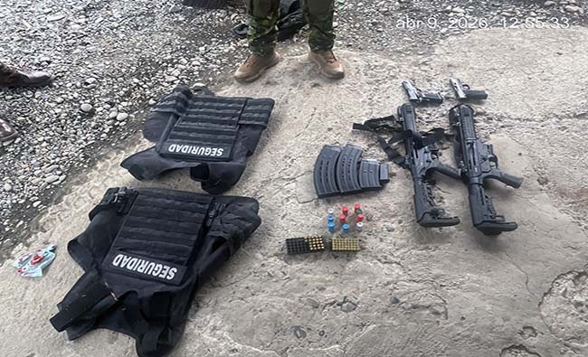 Operación militar permite decomiso de armamento en Los Ríos
