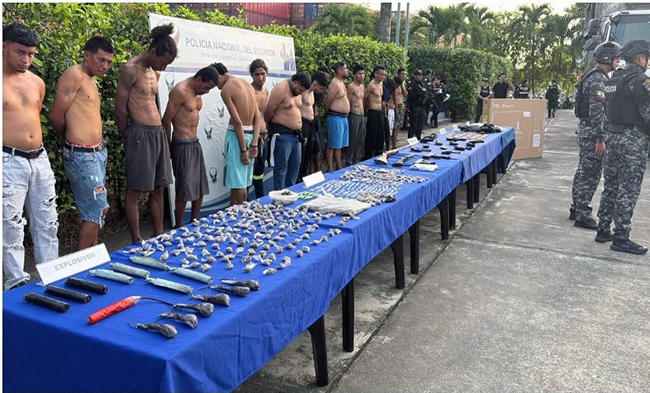 Operativo Apolo 16: 23 capturados y un arsenal incautado