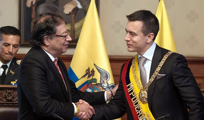 Petro demandará penalmente a Noboa por presuntas calumnias