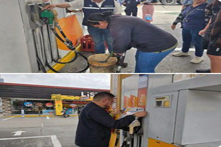 ARCH clausura dos gasolineras por vender combustible adulterado