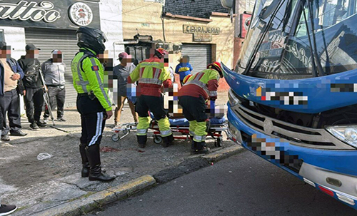 Atropellamiento en Quito causa cierre en la av. Mariscal Sucre