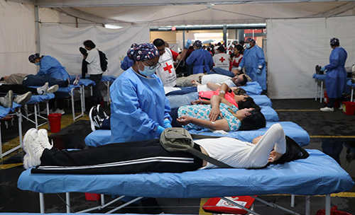Cruz Roja realizó campaña de donación de sangre