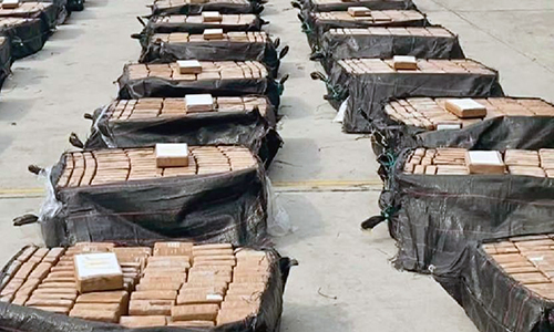 Decomisan 310 kilos de cocaína y marihuana en Carchi