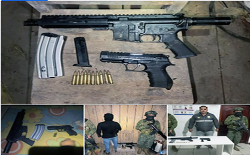en-yantzaza-los-militares-decomisaron-armas-de-los-choneros-ecuador221.com_.ec_ En Yantzaza los militares decomisaron armas de Los Choneros
