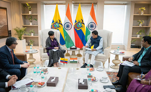 India y Ecuador inician negociaciones para un acuerdo comercial