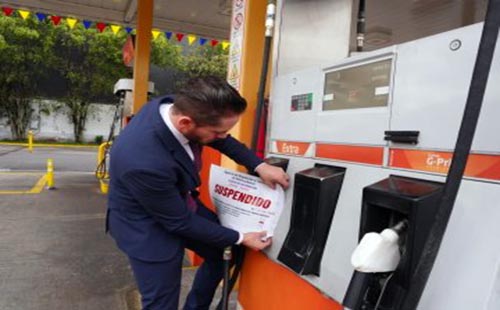 La ARCH suspende gasolinera de Quito por incumplir la ley