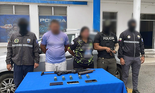 Policía incauta armamento de alto poder al GDO Sao box