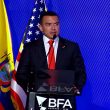 Daniel Noboa participó en foro empresarial realizado en Quito