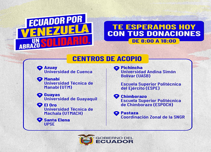 direccion-centros-de-acopio Gobierno habilita centros de acopio en Pichincha