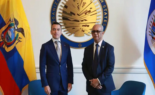 Ecuador formará parte de la Junta Directiva de cooperación de la OEA