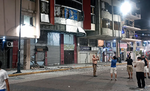 Explosión en oficinas de ARCOM alarma al centro de Machala