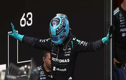 George Russell gana de punta a punta el GP de Austria