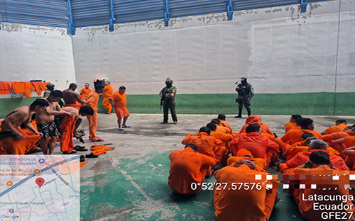 Judicial, Ejército ecuatoriano, cárcel de Latacunga, CAMEX,