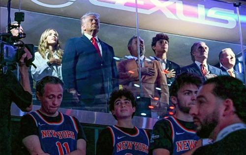 Trump recibe abucheos en el Madison Square Garden durante las finales de la NBA