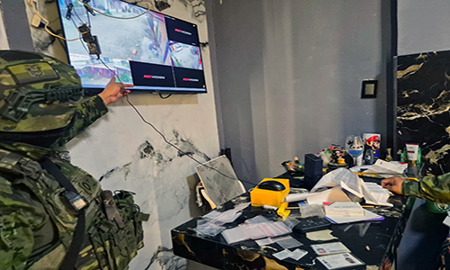 Ejército descubre centro de monitoreo de los Latin King en El Fortín