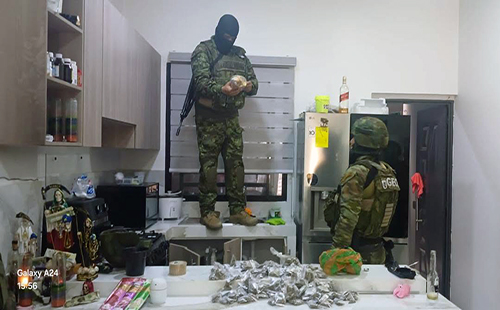 Militares decomisan droga y dinero en una casa del Guasmo