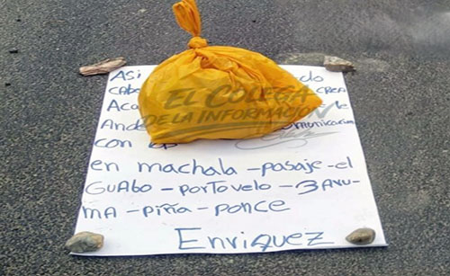 Santa Rosa: “Así van a quedar, sin cabeza”