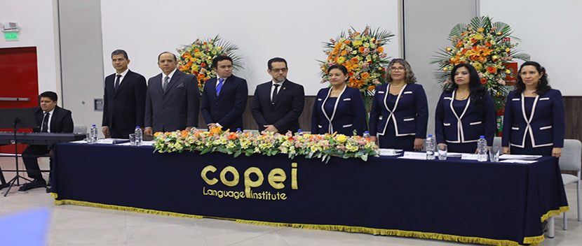 autoridades-graduacion-COPEI COPEI: 120 estudiantes participaron en la 52 Ceremonia de Graduación