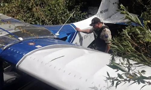 Dos personas heridas en accidente de avioneta Cessna en Cotacachi