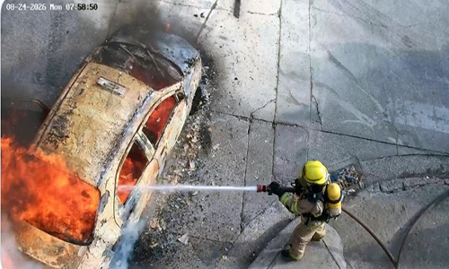 Dos vehículos se incendian en Guayaquil en pocas horas