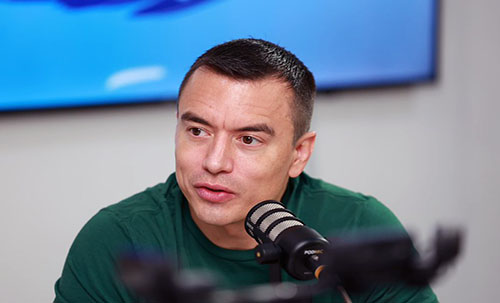 Noboa oficializa viaje a Colombia para posesión de Abelardo de la Espriella
