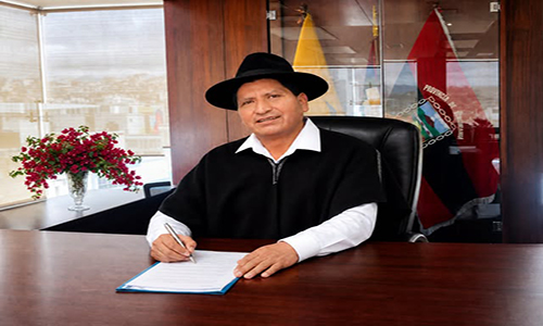 Prefecto de Tungurahua, Manuel Caizabanda, preside el Congope