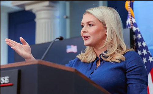 Trump anuncia la salida del cargo de su portavoz Karoline Leavitt