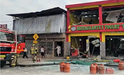 Una explosión de gas dejó siete heridos en La Casuarina