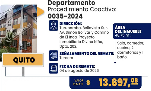 Biess habilita nueva plataforma para consultar y participar en remates de bienes inmuebles