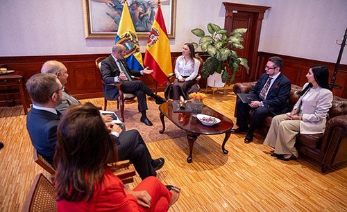 Ecuador y España refuerzan cooperación parlamentaria