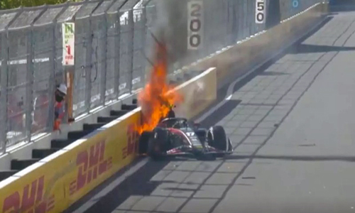 Madring no perdona: primer grave accidente en el estreno del circuito