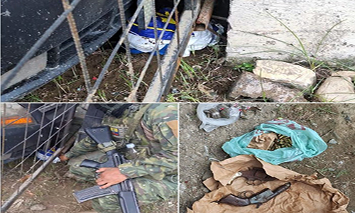 Militares decomisan armas, municiones y drogas en Nueva Prosperina