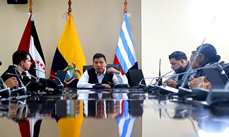 Manabí realizó reunión de la Mesa Provincial de Seguridad Electoral